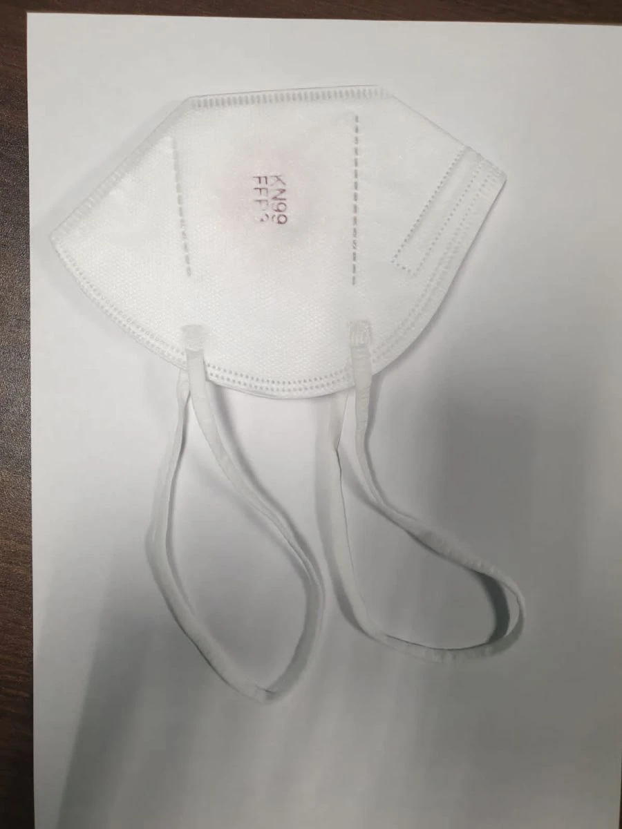FFP3 KN99 Non-Sterile Disposable Respirator Mask without Exhalation Valve