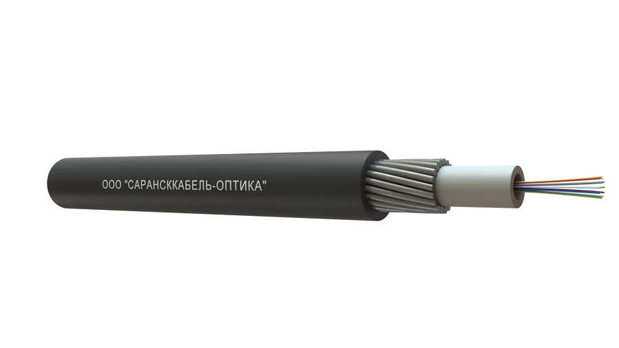 Underground Fiber Optic Cable OKB-T with Up to 48 Fibers