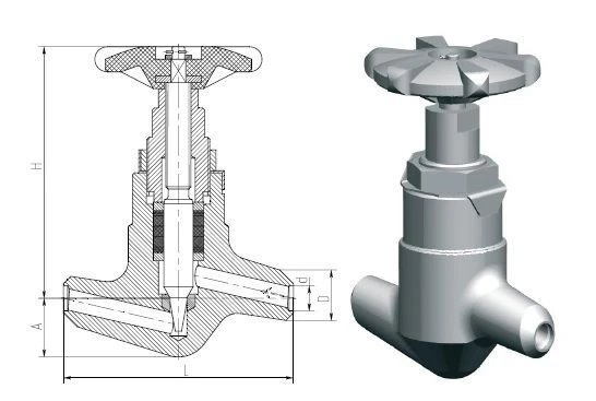 Regulating Valve 1085-100-E for Thermal Power Plants
