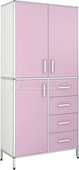Three-Door Wardrobe with Drawers SHM-9KN