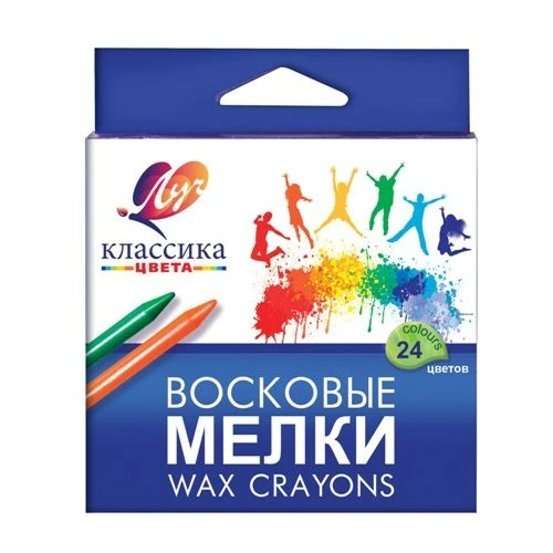 Classic Wax Crayons 24 Colors