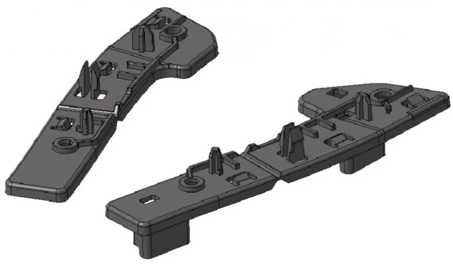 Front Bumper Mounting Bracket Set for Vehicle M1 and N1 - 9680546781