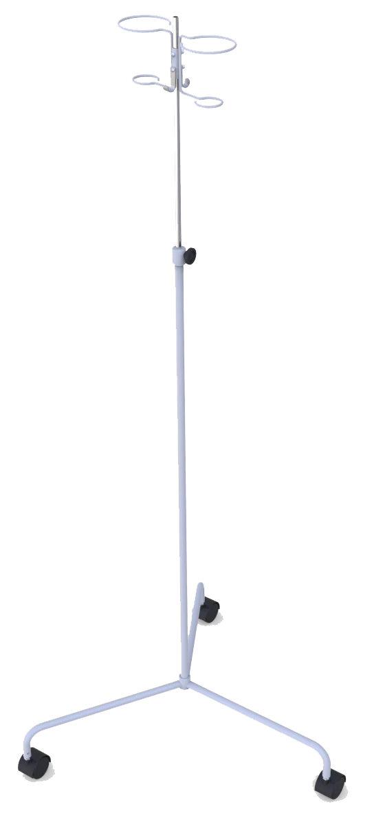 Telescopic Infusion Stand with Wheels for Long-term Infusions, Model SHVTK-03.N