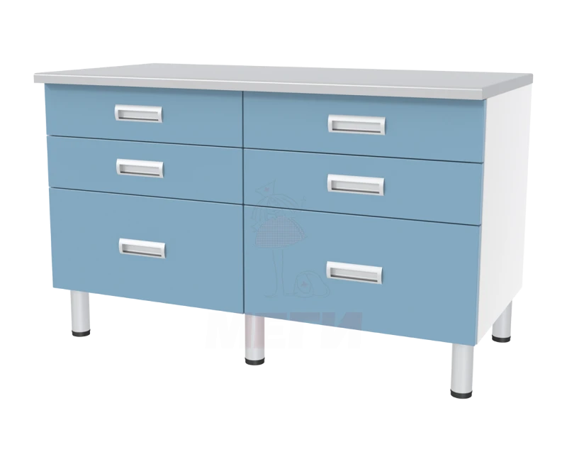 Laboratory Table with Two Pedestals - SL-04-MSK (SL-04-116)