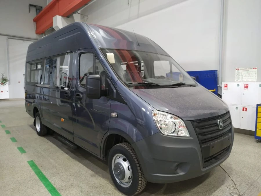 Class B Bus IAC-1767M8 on Gazelle NN Chassis Mod A69R33 with Gasoline Engine