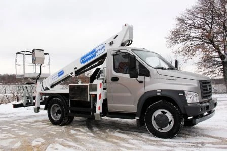 منصة العمل الجوية الهيدروليكية AGP-22T غاز-C41R13 22م 80/250/300كغ