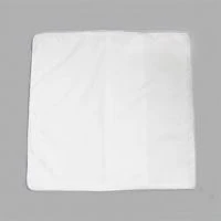 غطاء وسادة أبيض 35×35 مع سحاب مخفي (جاباردين)