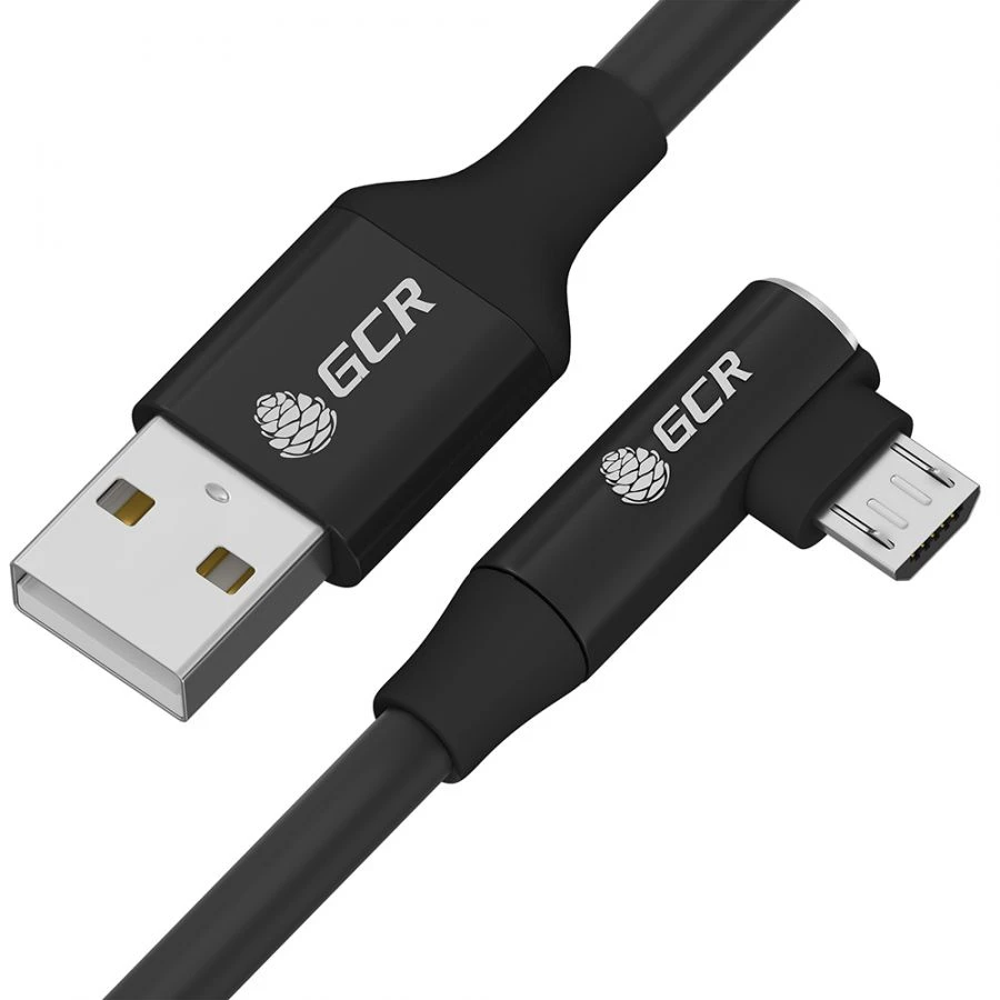 كابل MicroUSB بموصل زاوية, موديل GCR-UA35
