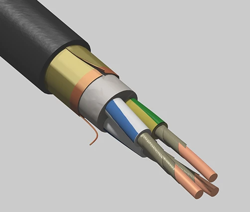 كابل طاقة منخفض المخاطر VVGEng(A)-FRLS-XL 0.66/1 كف