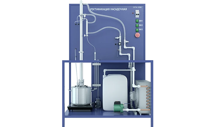 Laboratory Rectification Setup with Independent Cooling System (PAHP-RUM-N-R)