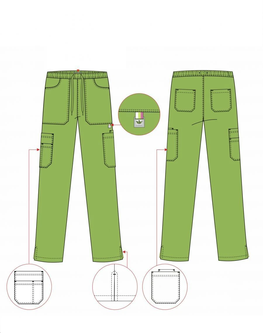 Women's Elastic Waist Pants with Drawstring for Comfortable Fit Athena Model 4.538