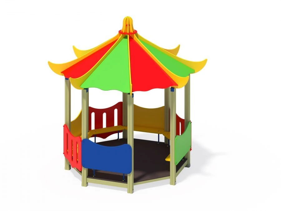 Octagonal Pavilion with Pagoda Roof - MF 5.21