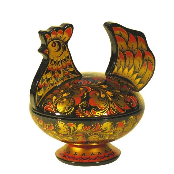 طبق حلوى على شكل دجاجة 175x175x145مم نموذج 14260175175