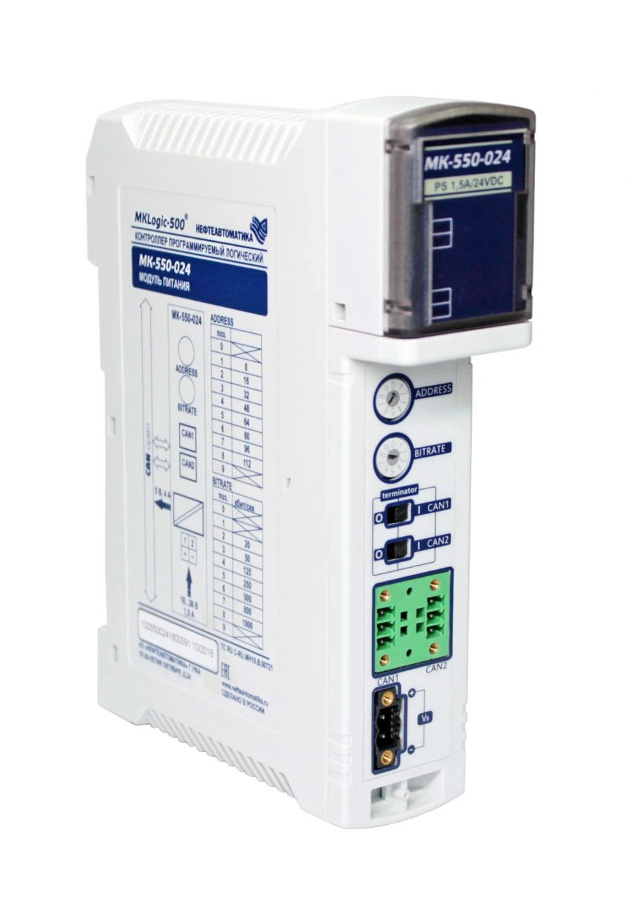 المتحكم المنطقي القابل للبرمجة MKLogic-500® طراز MK-550-024