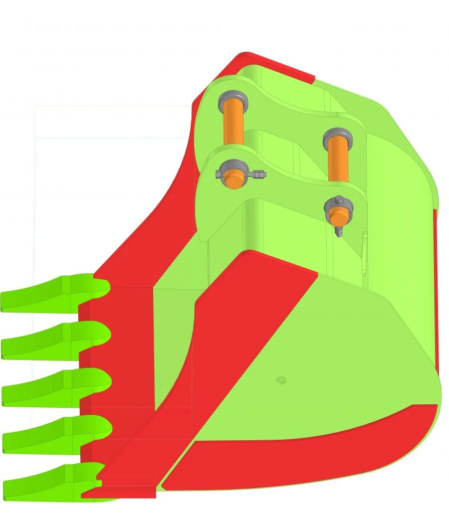 دلو خندق لدووسان DX190WA بسعة 0.4م³