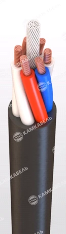 كابل مرن للتعدين مع موصلات نحاسية، عزل PVC
