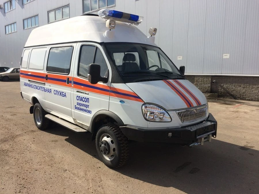 مركبات النقل الطارئة لخدمات الإنقاذ والشرطة - GAZ-27057 نموذج 32591A، 32591B، 32591C، 32591D
