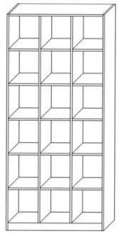 Office Storage Shelving Unit