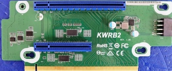 لوحة توسيع لتركيب محولات PCI-E إضافية KWRB2 كRPЕ.469535.074