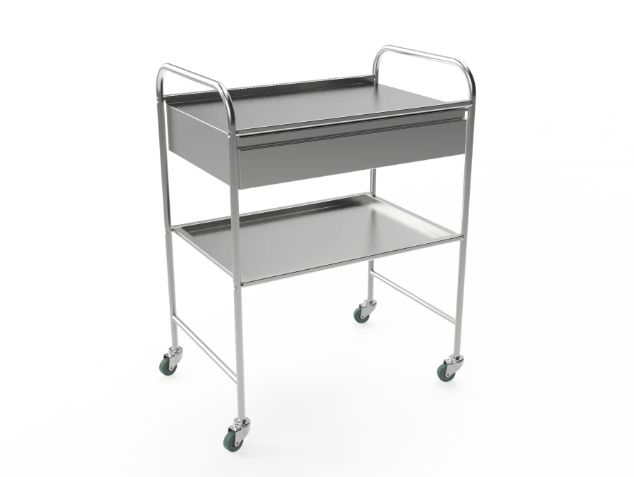 Two-Shelf Tool Table with Drawer SIP-2/N-Y "Aibolit" TU 9452-020-51768895-2007