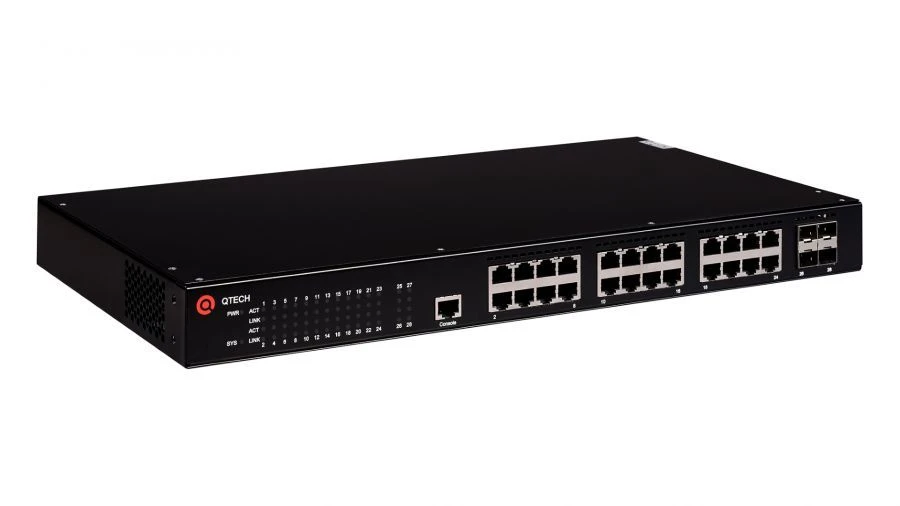 مفتاح مكدس مُدار من المستوى 3 QSW-3310-28TX-AC-AC