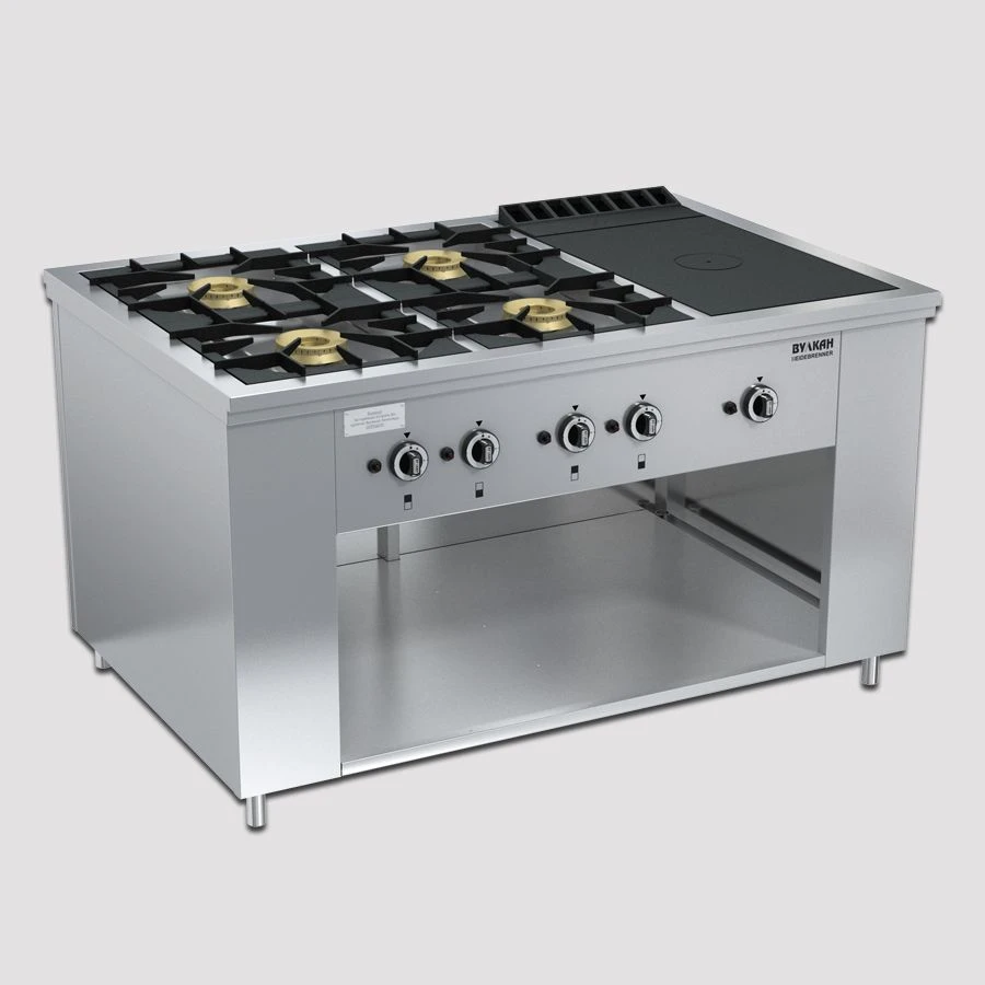Professional Gas Stove PRG-IIA-6-1 "Maxi
