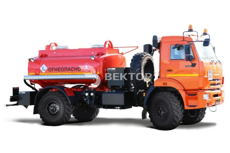 ناقلة وقود ATZ 4680D2-11 على شاسيه كاMAZ 43502-D5