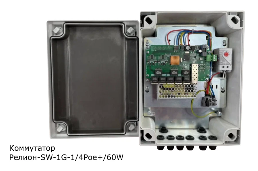 مفتاح إداري صناعي مع دعم PoE - ريلون-SW-1G-1/4Poe+/60W