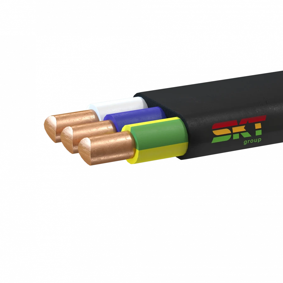 كابل طاقة مقاوم للاشتعال مع انبعاث دخان منخفض VVG-Png(A)-LS (تصميم مسطح)