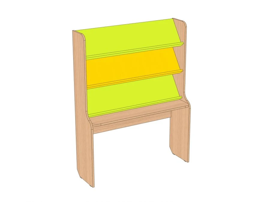 رف كتب أطفال DSK - 1000x450x1304 مم