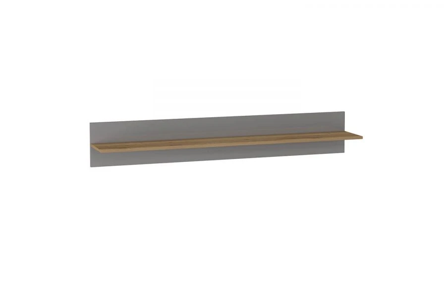 Wall Shelf 1600 (Gray Slate/Halifax Tobacco Oak) - LD.681050.000