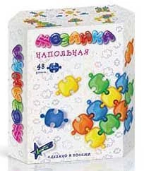 Floor Mosaic Set with 48 Pieces for Creative Play