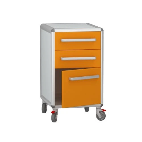 عربة طبية متحركة لتخزين المستلزمات الطبية، طراز DM-2-107-03.K2.F2