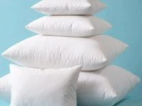 Cotton and Mixed Fabric Adult Pillows with Synthetic Fill, "Swan Down