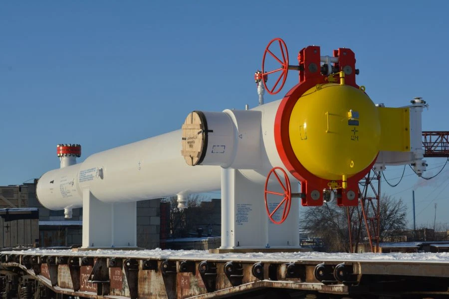غرفة الإطلاق KZ-1000-6.3-S-B-L-U1 لتنظيف الأنابيب