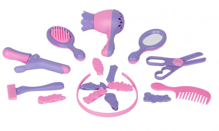 Kids Hairdresser Playset with 16 Accessories