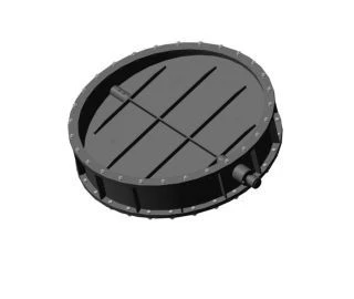 Round Dust-Gas-Air Duct Valves K9.00.00, DN1000