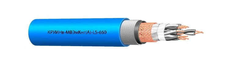 Low Smoke PVC Insulated Cable KRUINv-MVEmKng(A)-LS-660 12x2x0.75