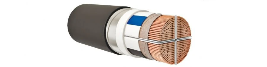 كابل طاقة مقاوم للاشتعال بعزل من بولي إيثيلين مشمع حتى 1kV - PвБШвнг(А)-FRLS