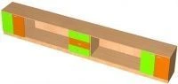 Multi-Purpose Cabinet with PVC Edging