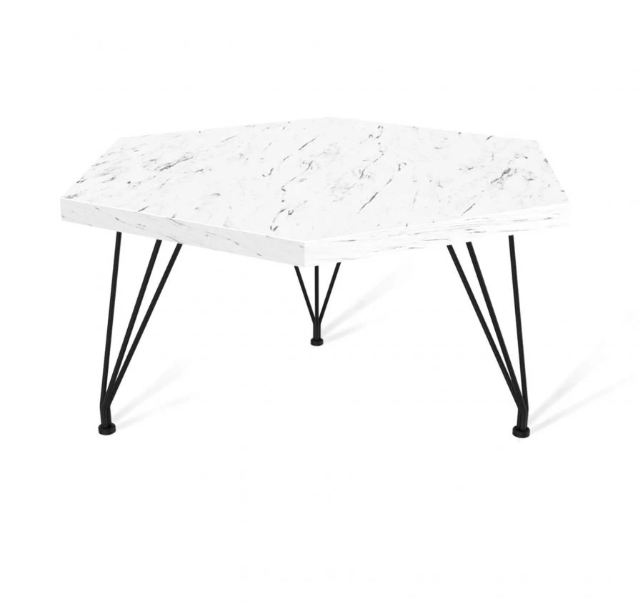طاولة قهوة سداسية SHT-TU29/H36/TT20 مع سطح MDF