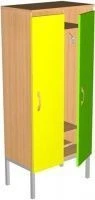 Children's Wardrobe with 2 Internal Shelves