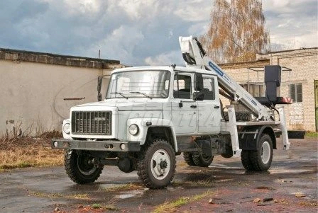رافعة هيدروليكية ارتفاع 14م AHP-14T جاز-33098 مع كابينة 5 مقاعد