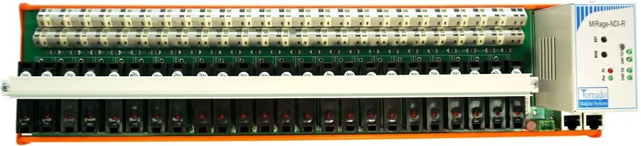 جهاز الإدخال المنفصل 24 إشارة 220 فولت تيار متردد/تيار مستمر MIRage-NDI-R