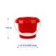 Baby Toy Bucket "Malish" - 0.85L Plastic Play Bucket