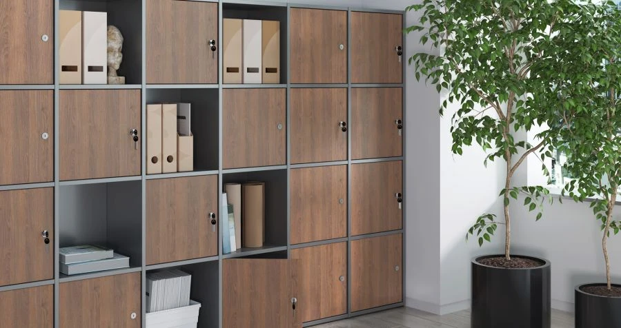 Wooden Office Cabinets Locker Plus Series