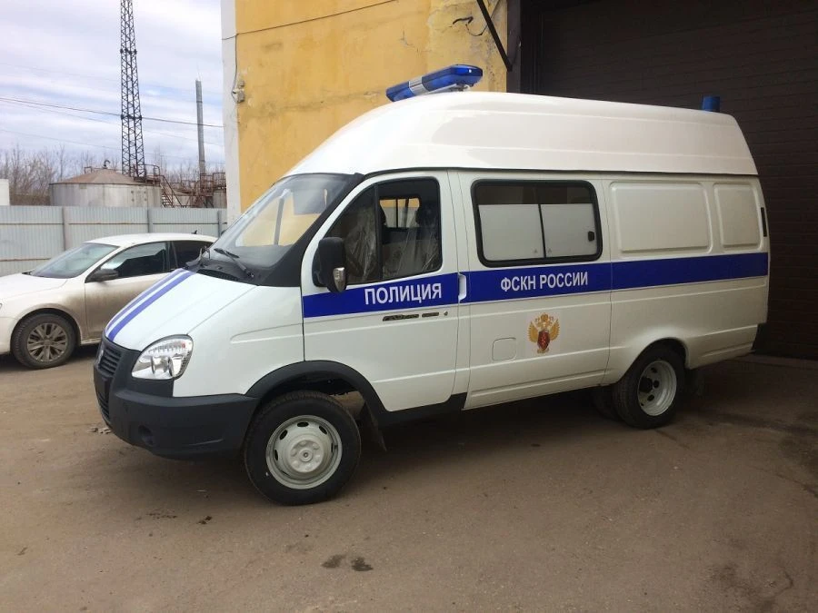 Transport Vehicle for Escorting Detainees on GAZ-2705 Chassis Model 3