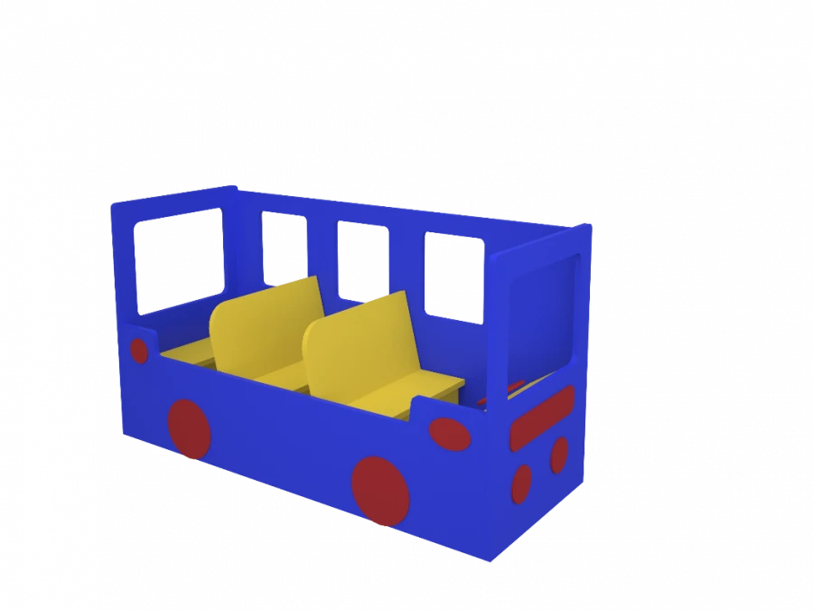 Bus Play Zone Dm 1406 – Interactive Children's Furniture