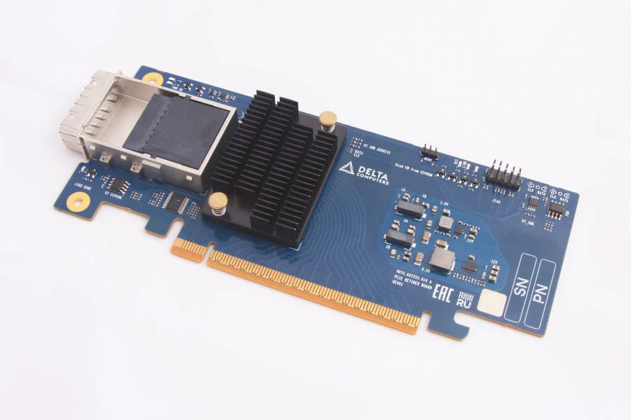 بطاقة ريتايمر PCIe Gen 5 لتعزيز وظائف الخادم (ВРТГ.467149.005)
