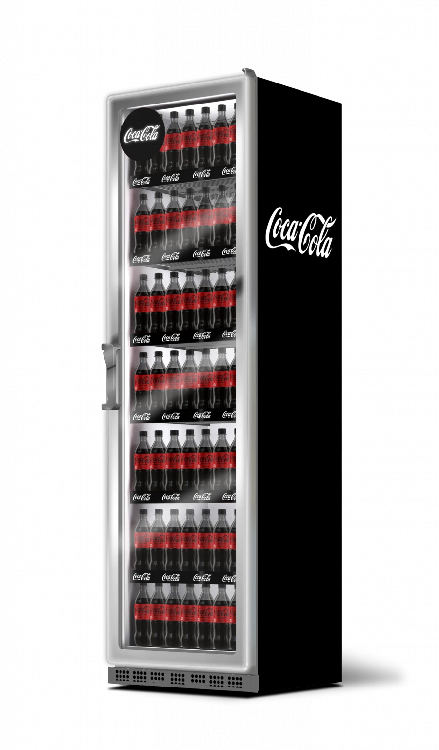 Beverage and Food Refrigerator Display, Model ICOOL2-500 Platinum [R290] C